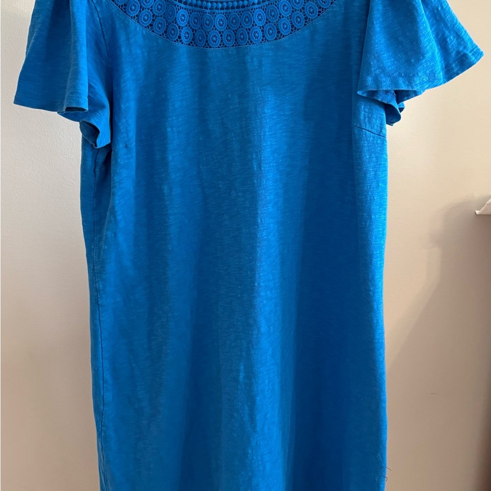 Talbots blue dress!